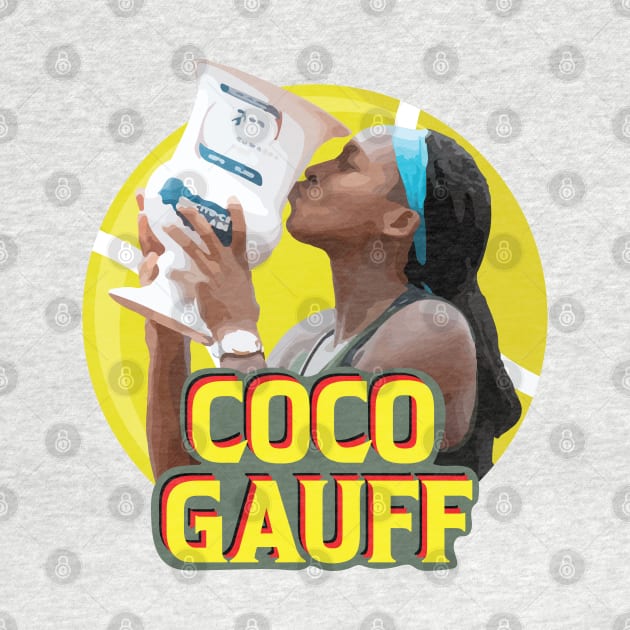 Coco Gauff Champion, The Winner by AqlShop